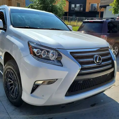 White Lexus GX SUV after a full detail